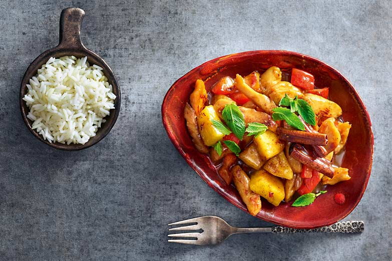 Foto von Curry-Zimt-Huhn