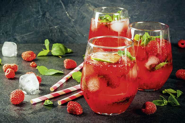 Foto von Himbeer-Rosmarin-Limonade