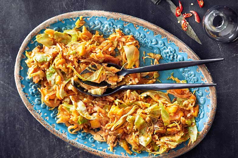 Foto von Speed-Kimchi mit Mango