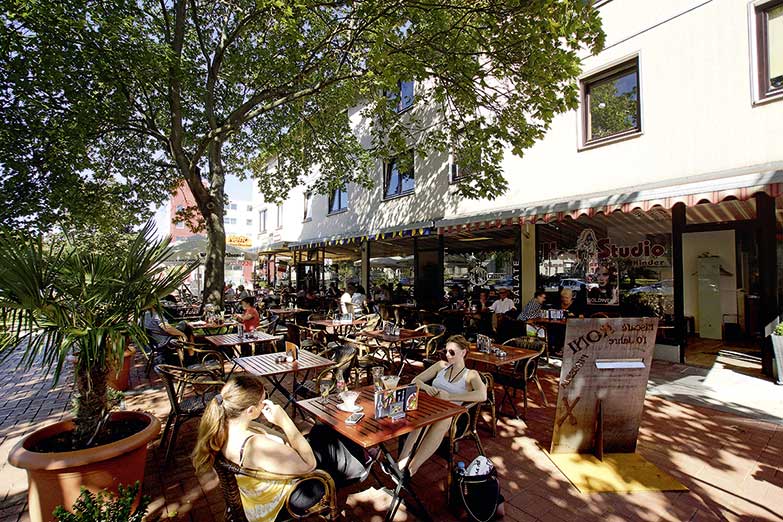 Biergarten / Terasse vom Roni - Pizzeria & Eiscafé Braunschweig
