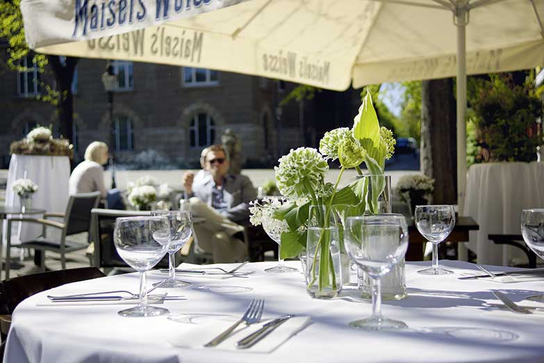 Biergarten / Terasse vom Strupait - Café & Deutsches Restaurant Braunschweig