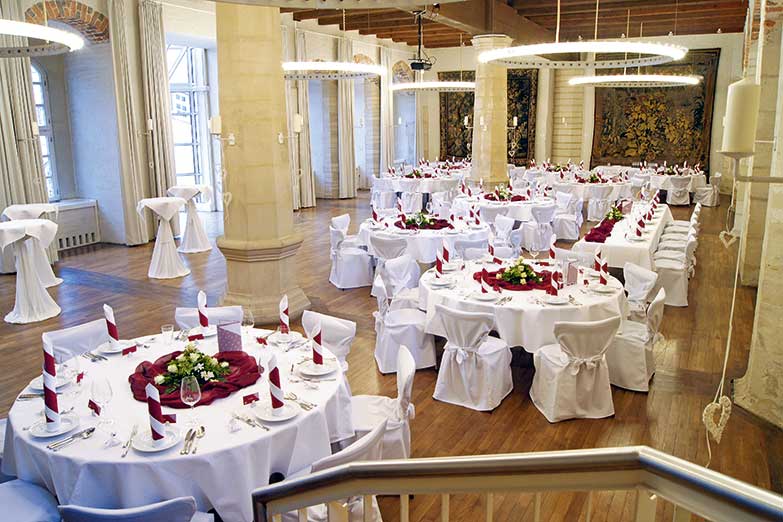 Festsaal / Festraum vom Schlossrestaurant Zentgraf - Deutsches & Internationales Restaurant Gifhorn